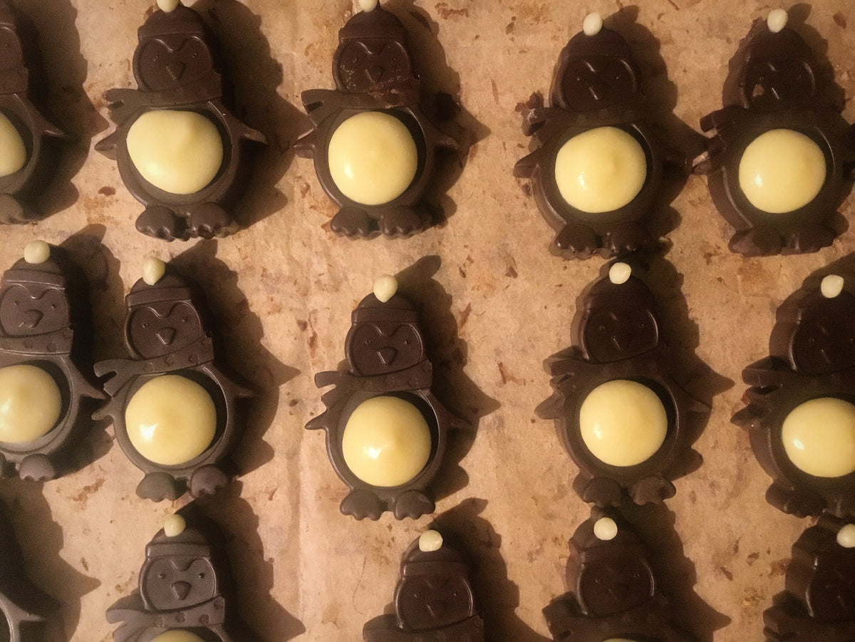 Peppermint small chocolate penguin