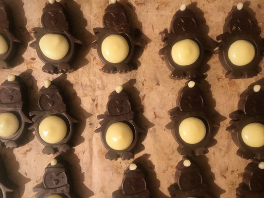 Peppermint small chocolate penguin